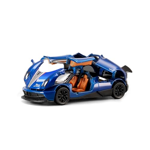 shuishuicui 143 Für Pagani Zonda R Legierung Automodell Spielzeug Zerlegbar 4 Zoll Sammlerstück Gedenkgeschenk Für Männer(Blue) von shuishuicui