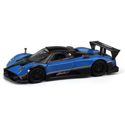 shuishuicui Automodell 1 32 Für Pagani Zonda R Legierung Sportwagen Spielzeug Dekoration Sammlung 6 Zoll Geschenk Jungen(Blue) von shuishuicui