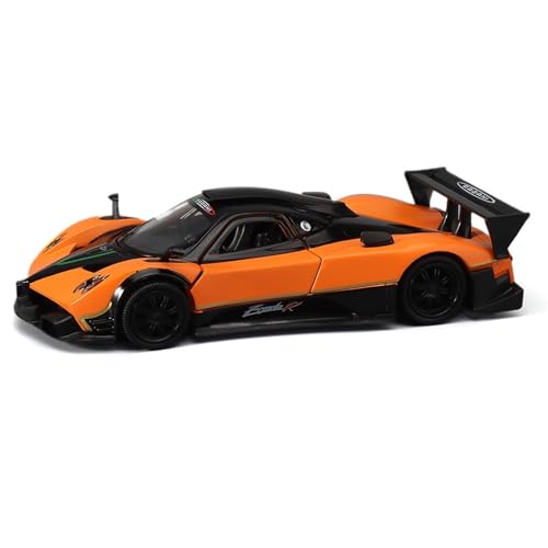 shuishuicui Automodell 1 32 Für Pagani Zonda R Legierung Sportwagen Spielzeug Dekoration Sammlung 6 Zoll Geschenk Jungen(Orange) von shuishuicui