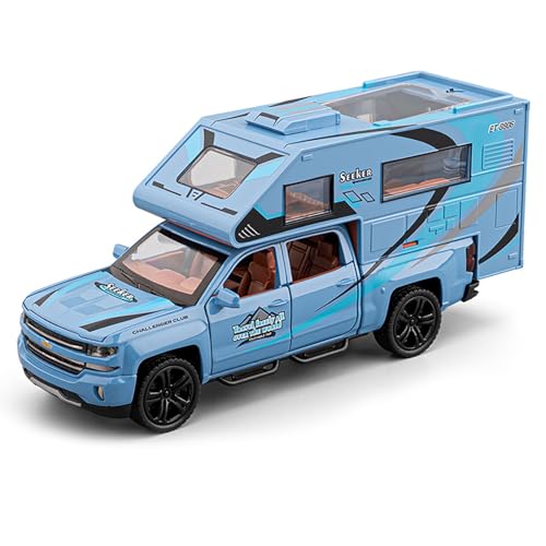 shuishuicui Automodell 1 32 für Chevrolet Offroad-Camping-Truck-Legierungsspielzeug Eltern-Kind-Geburtstagsszenendekoration 8 Zoll shuishuicui Automodell 1 32 für Chevrolet Offroad-Camping-Truck-Legierungsspielzeug Eltern-Kind-Geburtstagsszenendekoration 8 Zoll von shuishuicui