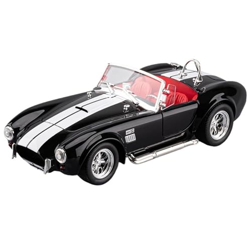 shuishuicui Automodell 1:24 Für Ford Cobra Cabrio Legierung Sportwagen Spielzeug Sammlerstück Gedenkstätte Herren Schreibtisch Dekoration 8 Zoll(Black) von shuishuicui
