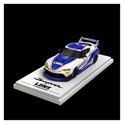shuishuicui Boutique 1 18 Für Toyota Supra LBWK Simulation Diecast Alloy Sports Car Model Collection Souvenir Display(Blau) von shuishuicui