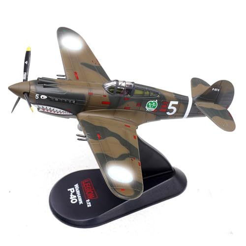 shuishuicui Flugzeugmodell 1 72 für USA P40C Flying Tigers Fighter Alloy Statische Anzeige Militärdenkmal Dekoration Schreibtisch von shuishuicui