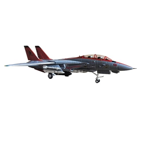 shuishuicui Flugzeugmodell 1:100 F-14 VF-101 Tomcat Trägergestütztes Kampfflugzeug Legierung 8 Zoll Dekoratives Sammlerstück Für Männer von shuishuicui