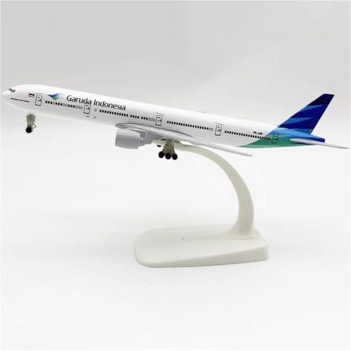 shuishuicui Flugzeugmodell für Boeing 777 für Indonesia Airlines Legierung Spielzeug Sammlung 19CM Dekoration Memorial Männer Jungen von shuishuicui