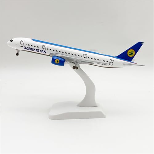 shuishuicui Flugzeugmodell für Uzbekistan Airways für die Boeing 787, 20 cm, Legierung, Sammlerstück, dekoratives Schreibtisch-Ornament für Jungen shuishuicui Flugzeugmodell für Uzbekistan Airways für die Boeing 787, 20 cm, Legierung, Sammlerstück, dekoratives Schreibtisch-Ornament für Jungen von shuishuicui