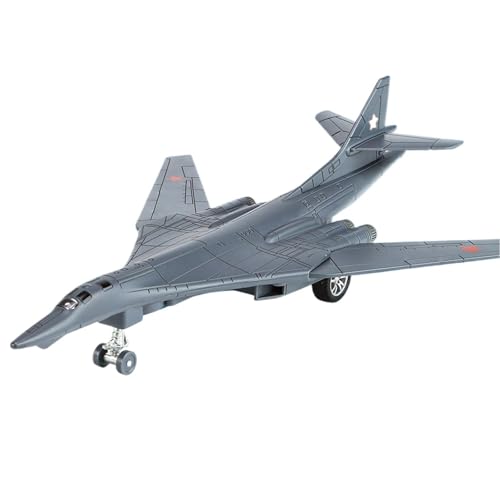 shuishuicui Flugzeugmodell für die Sowjetunion TU160 Überschallbomber Legierung Spielzeugsammlung für Erwachsene Herren Schreibtischdekoration 10 Zoll(Gray) von shuishuicui