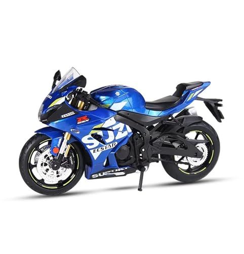 shuishuicui Motorradmodell 1:12 Für Suzuki GSX1000R Legierungsspielzeug Sammlerstück Dekoratives Geschenk Für Jungenschreibtisch 7 Zoll(Blue) von shuishuicui