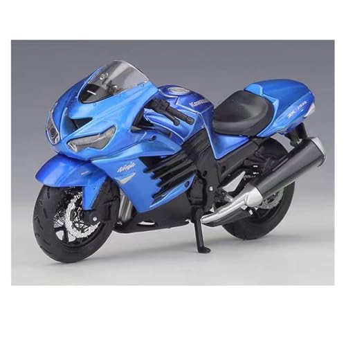 shuishuicui Motorradmodell im Maßstab 1:18 für Kawasaki Ninja ZX-10R Druckgussspielzeug Sammlerstück Herrendekor Schreibtischzubehör von shuishuicui