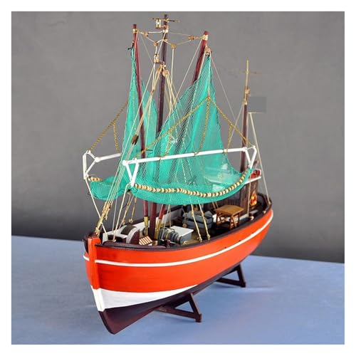 shuishuicui Segelboot-Modell 1 48 für Pelworm Crab Trawler DIY Kreatives handgefertigtes Holzpuzzle Miniaturspielzeug Büro Wohnkultur Handwerk von shuishuicui