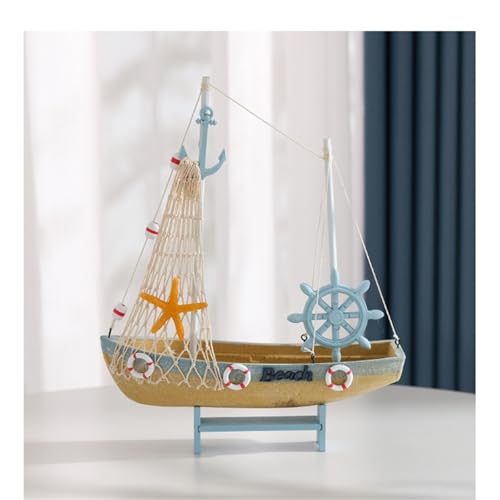 shuishuicui Segelboot-Modellboot aus Holz, handgefertigt, Heimdekoration, 27,9 cm, Arbeitszimmer, Kinderzimmer, Spielzeugsammlung, Souvenir shuishuicui Segelboot-Modellboot aus Holz, handgefertigt, Heimdekoration, 27,9 cm, Arbeitszimmer, Kinderzimmer, Spielzeugsammlung, Souvenir von shuishuicui