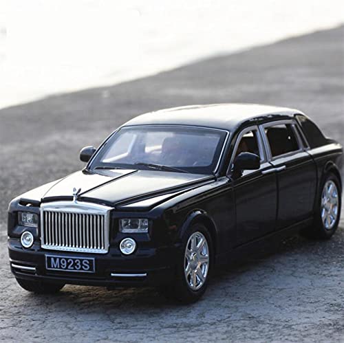 shuishuicui for 1 24 Rolls-Royce Phantom Adult Collectibles Pädagogisches Spielzeugautomodell for Kinder Mit Sound Und Licht(Schwarz) von shuishuicui