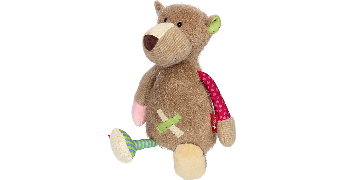 Bär, Patchwork Sweety, 31 cm (42840) braun-kombi von sigikid
