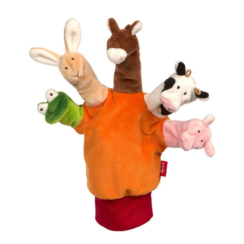 Fingerpuppen-Handschuh MY LITTLE THEATRE - TIERE in bunt von sigikid