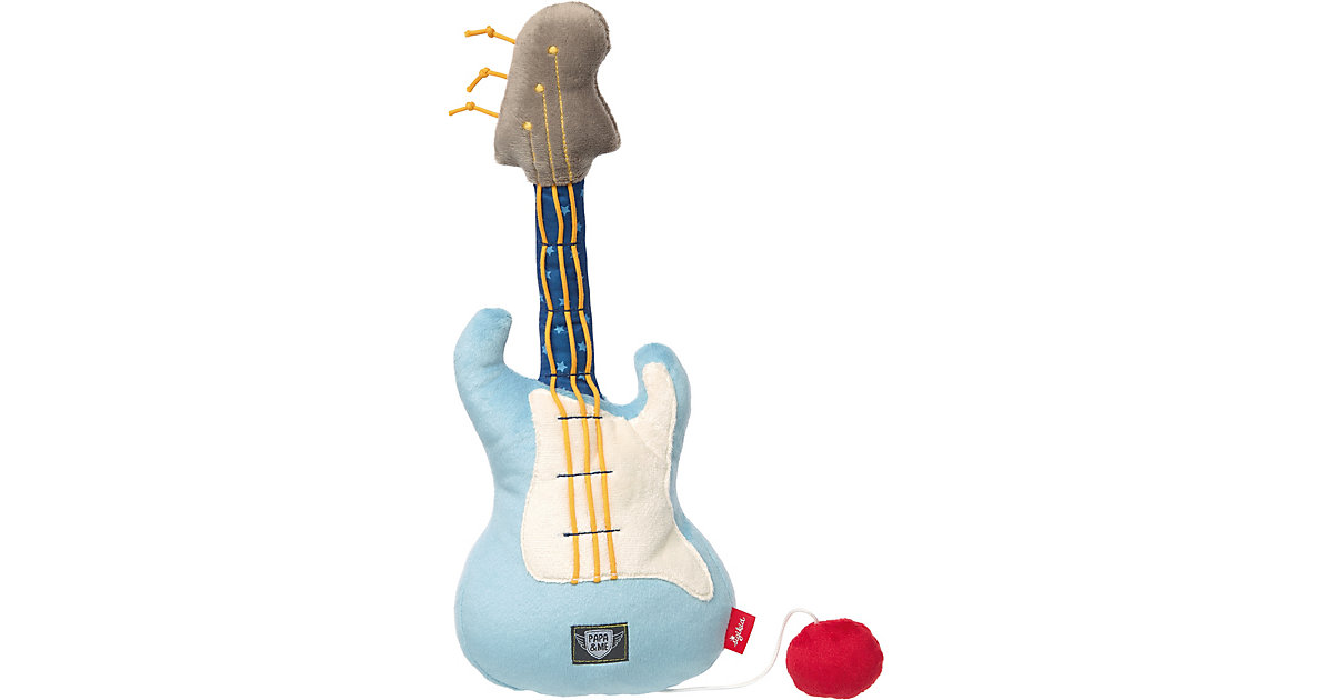 Rassel Gitarre, Papa & Me (41923) mehrfarbig von sigikid