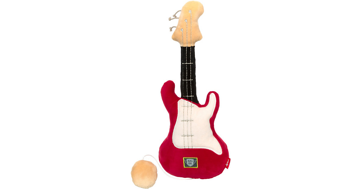 Rassel Gitarre rot, Play & Cool mehrfarbig von sigikid
