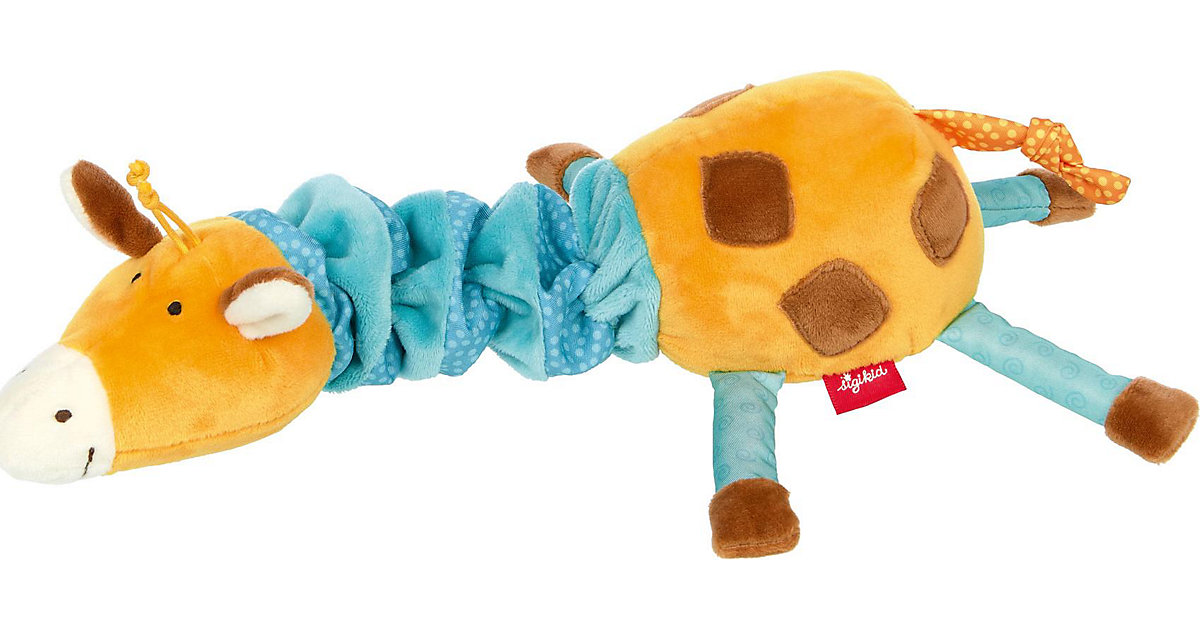 Rattel Giraffe, PlayQ (42955) blau/gelb von sigikid