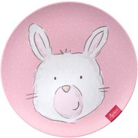 SIGIKID 25177 Melamin Kinderteller Hase rosa von sigikid