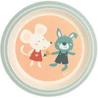 SIGIKID 25351 Kinderteller Maus & Hase aus der Serie "4 Freunde" von sigikid