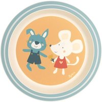 SIGIKID 25357 Kinderteller Hase & Maus aus der Serie "4 Freunde" von sigikid