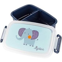 SIGIKID 25367 Kinder Brotzeitbox Elefant mit herausnehmbarer Trennwand im Inneren von sigikid