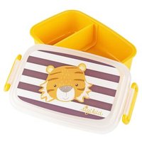 SIGIKID 25369 Kinder Brotzeitbox Tiger mit herausnehmbarer Trennwand im Inneren von sigikid
