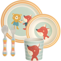 SIGIKID 25403 Geschirr-Set Fuchs Yellow von sigikid