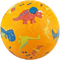 SIGIKID 43084 Spielball aus reinem Naturkautschuk, Motiv Dinos, gelb, 17 cm SIGIKID 43084 Spielball aus reinem Naturkautschuk, Motiv Dinos, gelb, 17 cm von sigikid