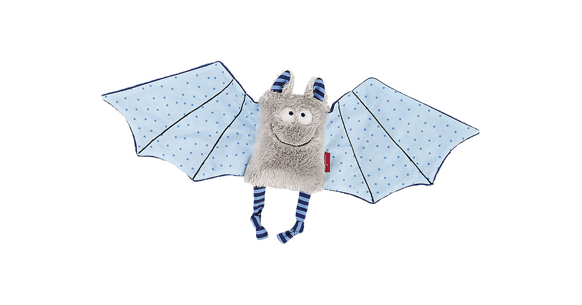 Schmusetuch Fledermaus - Baby bite me! (41099) blau von sigikid