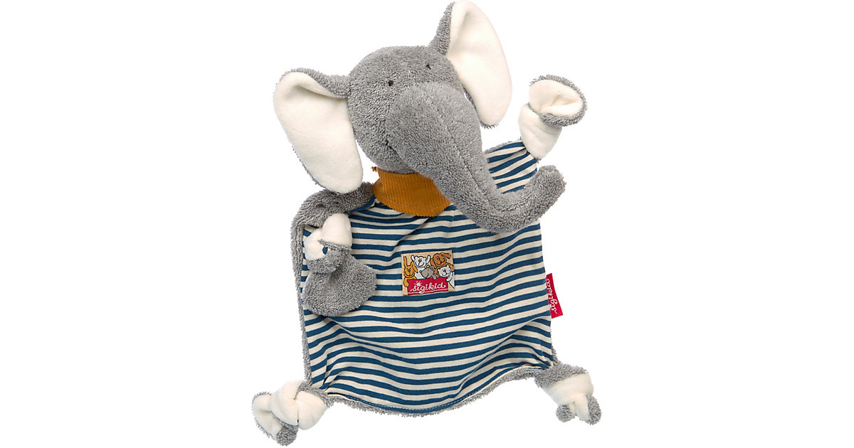 Schnuffeltuch Elefant blau/grau Schnuffeltuch Elefant blau/grau von sigikid
