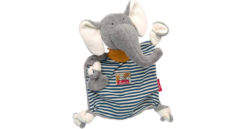 Schnuffeltuch Elefant blau/grau von sigikid