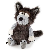 Sigikid 43153 - Wolf Azubi Bubi, BeastsTown, Plüsch-Kuscheltier, 40 cm von sigikid
