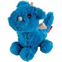 Sigikid 43579 - Kuscheltier Drache blau, 32 cm, Flauscherie von sigikid