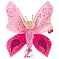 Sigikid - Schnuffeltuch Schmetterling pink Kinderbunt von sigikid