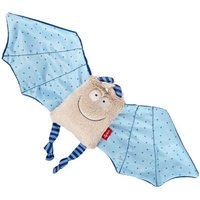 sigikid 41099 - Schnuffeltuch Fledermaus blau Kinderbunt von sigikid