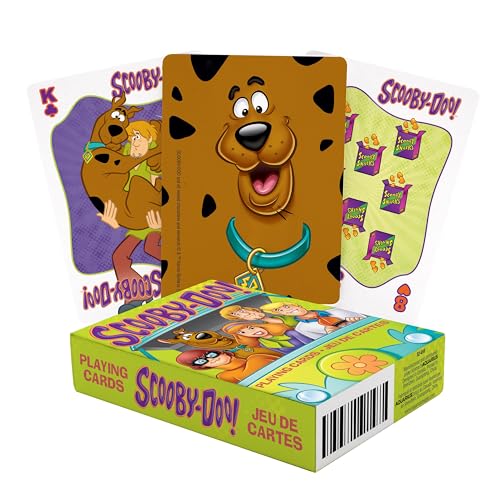 Aquarius Scooby-DOO Spielkarten Cartoon, Mehrfarbig, 52458 von AQUARIUS