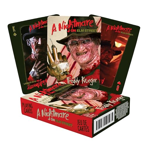 AQUARIUS 52320 Nightmare on Elm Street [' Freddy Krueger', 'Gang from Spielkarten, Mehrfarbig, 7,6 cm von AQUARIUS