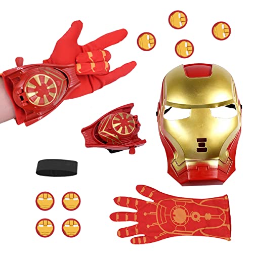 simyron Hero Maske mit Hero Maske und Hero Katapult Handgelenkspielzeug Hero Party Requisiten für Kinder Rollenspiel Kostüm Maske Maskerade Maske simyron Hero Maske mit Hero Maske und Hero Katapult Handgelenkspielzeug Hero Party Requisiten für Kinder Rollenspiel Kostüm Maske Maskerade Maske von simyron