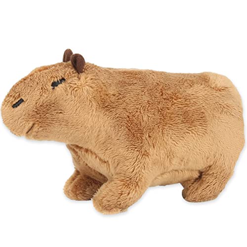 simyron Niedlichen Capybara Plüschtier,Simulation Tier Capybara Puppen Gefüllt, Nagetier Plüschtier Tier Puppe, Dekorationsgeschenk, Simulation Tier Capybara Puppen Gefüllt Kissen von simyron