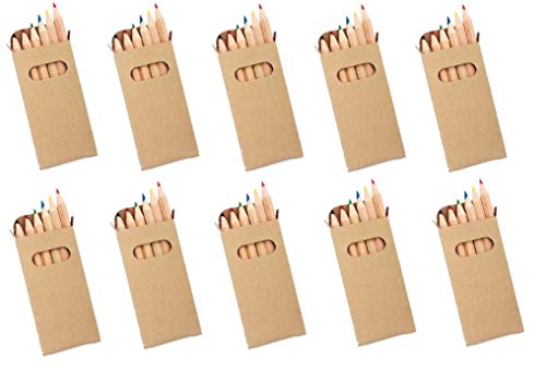 sin4sey 10er Buntstifte-Set Klein Mitgebsel Hochzeit Restaurant Kinder Verpackung Braun sin4sey 10er Buntstifte-Set Klein Mitgebsel Hochzeit Restaurant Kinder Verpackung Braun von sin4sey