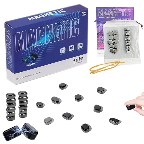 Tragbares Magnetisches Schachbrett, Kompaktes Puzzle-Checkers-Spiel für Reisen, Ideal für Familienfeiern und Geburtstagspartys, Magnetische Tischspiele für unterwegs Tragbares Magnetisches Schachbrett, Kompaktes Puzzle-Checkers-Spiel für Reisen, Ideal für Familienfeiern und Geburtstagspartys, Magnetische Tischspiele für unterwegs von sizzlepop