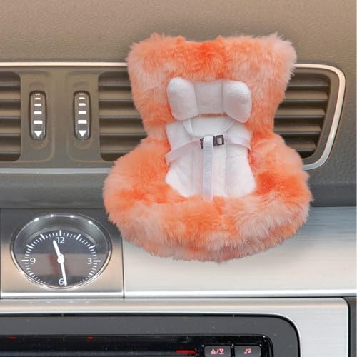 Skyrabbiter Plüsch-Autohalterung, 14 x 10,8 cm, Autositz für Puppen mit Lüftungsschlitzclip und Desktop-Ständer, Auto-Dekorationsanzeige Zubehör, süßes funktionales Autoornament für Puppensammler (C) Skyrabbiter Plüsch-Autohalterung, 14 x 10,8 cm, Autositz für Puppen mit Lüftungsschlitzclip und Desktop-Ständer, Auto-Dekorationsanzeige Zubehör, süßes funktionales Autoornament für Puppensammler (C) von skyrabbiter