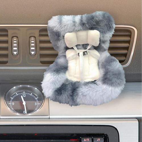 Skyrabbiter Plüsch-Autohalterung, 14 x 10,8 cm, Autositz für Puppen mit Lüftungsschlitzclip und Desktop-Ständer, Auto-Dekorationsanzeige Zubehör, süßes funktionales Autoornament für Puppensammler (A) Skyrabbiter Plüsch-Autohalterung, 14 x 10,8 cm, Autositz für Puppen mit Lüftungsschlitzclip und Desktop-Ständer, Auto-Dekorationsanzeige Zubehör, süßes funktionales Autoornament für Puppensammler (A) von skyrabbiter