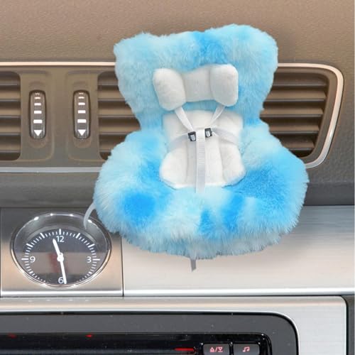 Skyrabbiter Plüsch-Autohalterung, 14 x 10,8 cm, Autositz für Puppen mit Lüftungsschlitzclip und Desktop-Ständer, Auto-Dekorationsanzeige Zubehör, süßes funktionales Autoornament für Puppensammler (B) Skyrabbiter Plüsch-Autohalterung, 14 x 10,8 cm, Autositz für Puppen mit Lüftungsschlitzclip und Desktop-Ständer, Auto-Dekorationsanzeige Zubehör, süßes funktionales Autoornament für Puppensammler (B) von skyrabbiter