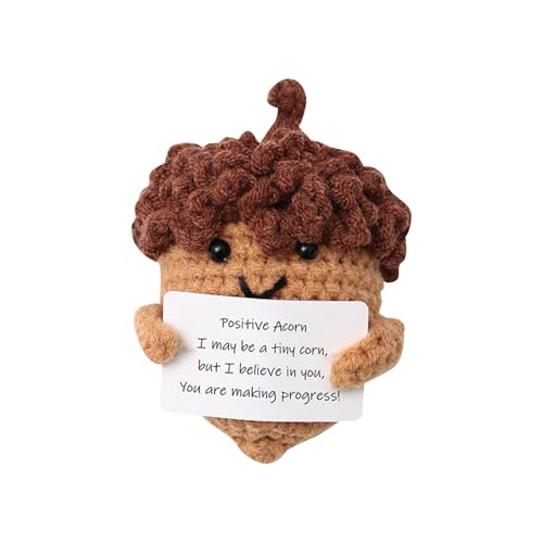 skyrabbiter Emotionale Unterstützung Oktopus Plüschtier, Handgefertigt, Rosa, 8 cm, mit Motivationskarte, lustiges Geschenk, Taschenumarmung, Geburtstagsgeschenk, Party-Dekoration (B) von skyrabbiter