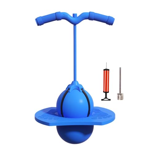 skyrabbiter Sprungstab mit Handgriff, 35,5 cm Plattform, Belastbar bis 290 kg,Outdoor Spiele für Kinder ab 3-12 Jahre Hüpfball für Kinders Gartenspielzeug Mädchen Kinder Mädchen Spielzeug (A) von skyrabbiter
