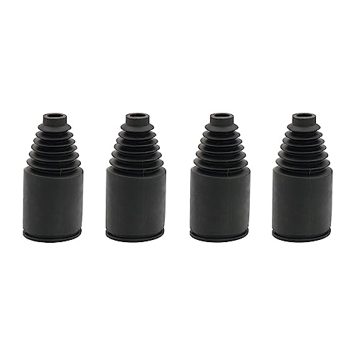 smTSRC Plastics Achsmanschette 4PCS Kit für Antriebswellen Geeignet 1/5 HPI Rovan Km Mcd Redcat Rcmk Baja 5b Truck Rc Car Parts (Schwarz) von smTSRC