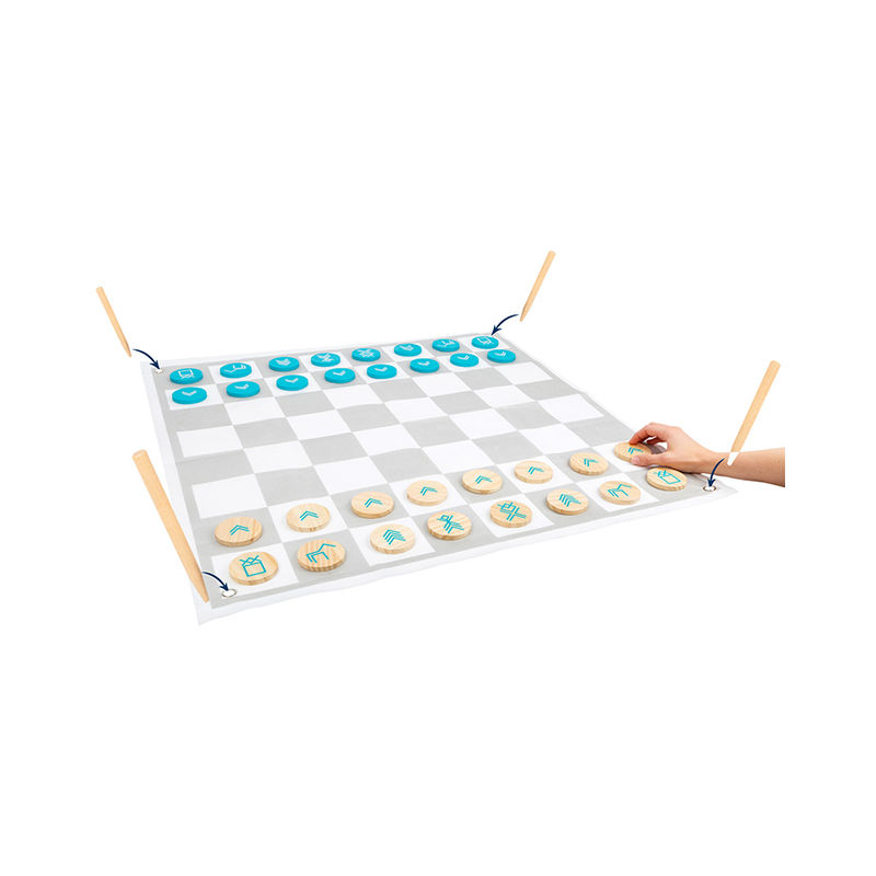 Garten-Spielzeug DAME UND SCHACH – ACTIVE 37-teilig von small foot®