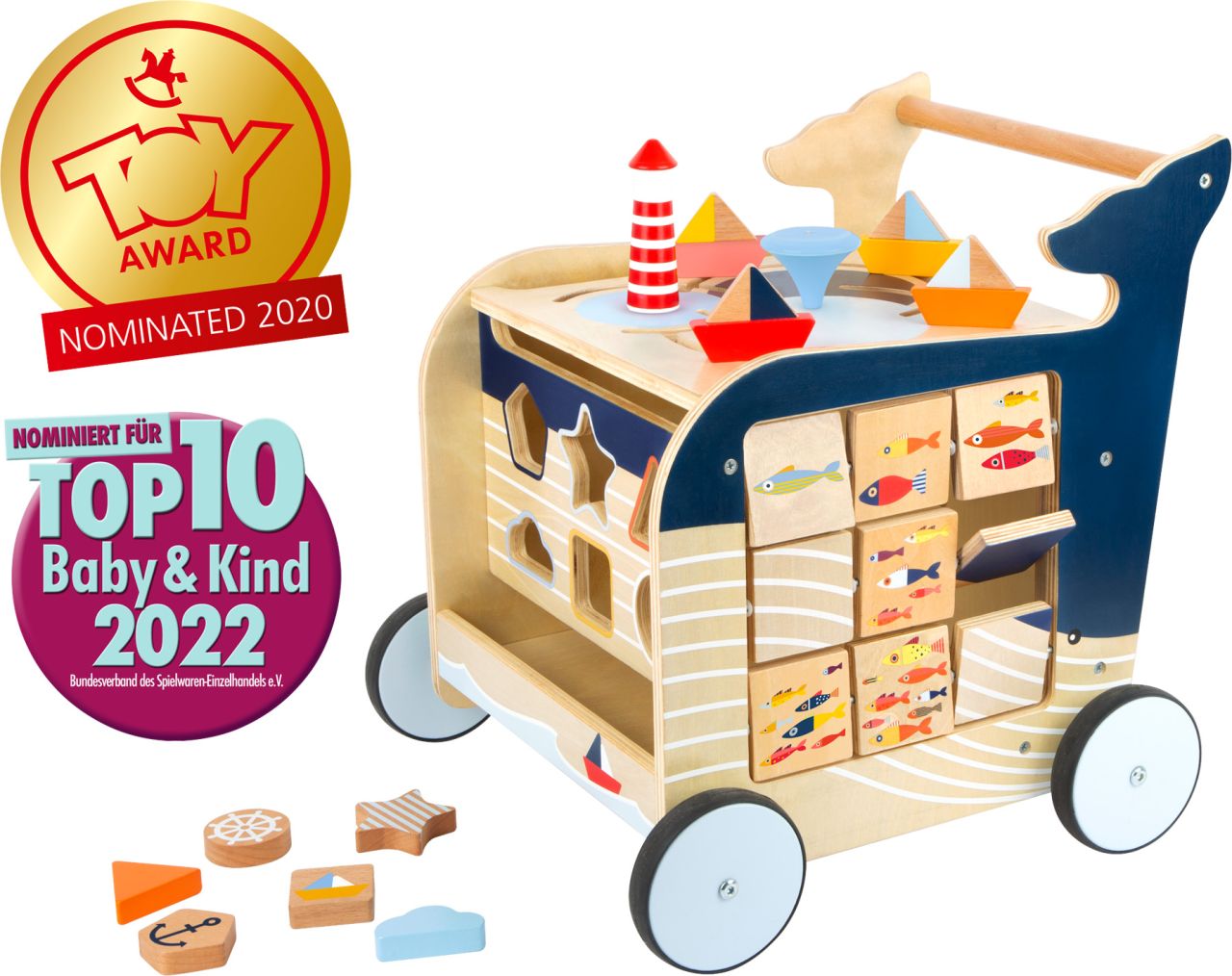 Lauflernwagen Wal, small foot Lauflernwagen Wal, small foot von small foot