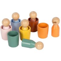 Montessori Sortierbecher mit Figuren von small foot